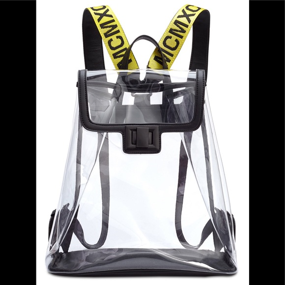 steve madden clear backpack